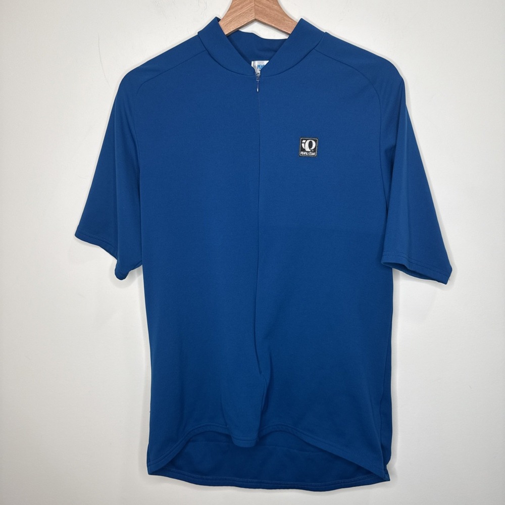 Pearl Izumi Jersey XL Blue Technical Wear Cycling Bike Short Sleeve Zip Pockets